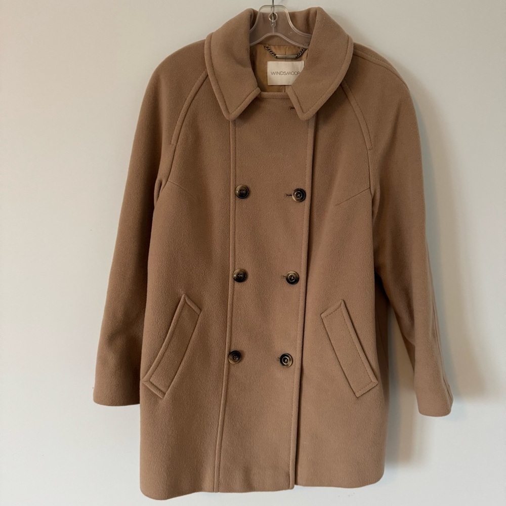 Windsmoor Wool Cashmere Blend Coat – Camel, Size 14